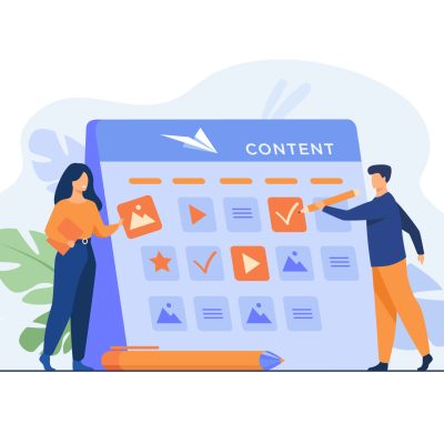 Happy SEO planning campaign for social media Interactive Content